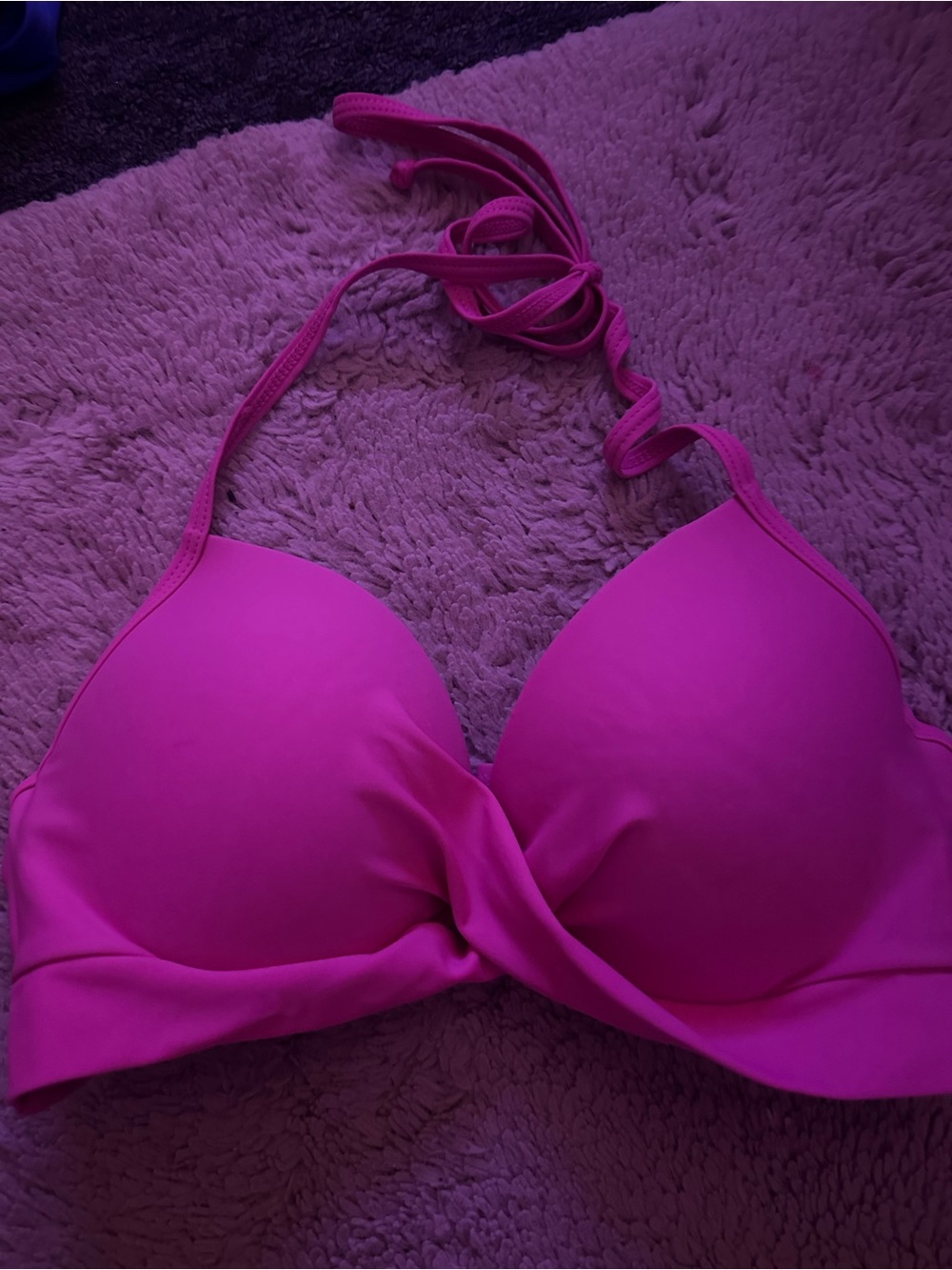Ymi pink padded bikini top